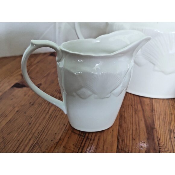 Vintage Coalport Bone China Tea Pot Creamer/Sugar Bowl  Oceanside Pattern 1990's - Picture 10 of 16